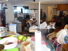 messy home organization
